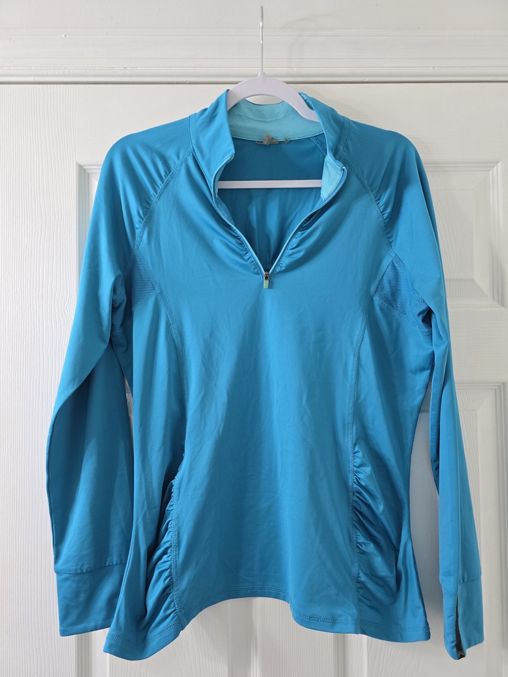 Athleta Women’s Turquoise Quarter‑Zip Active Top